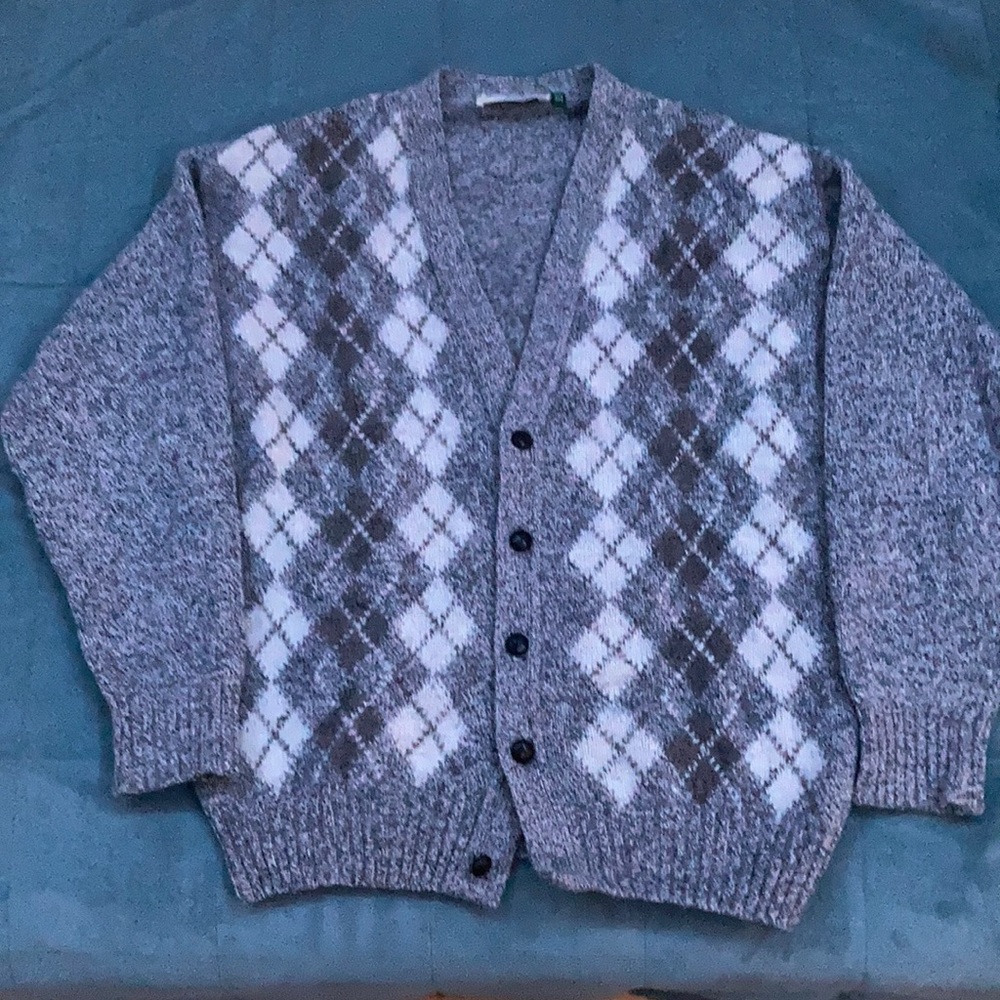 Blarney Woolen Mills Argyle Cardigan